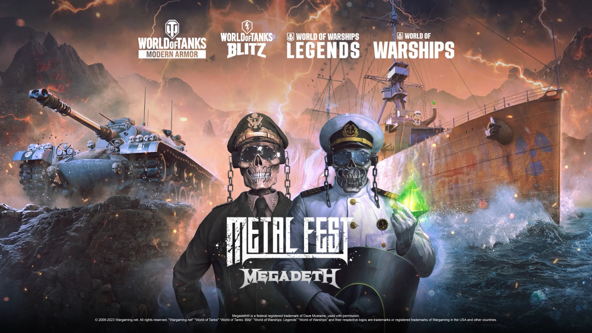 Megadeth World of Warships World of Tanks