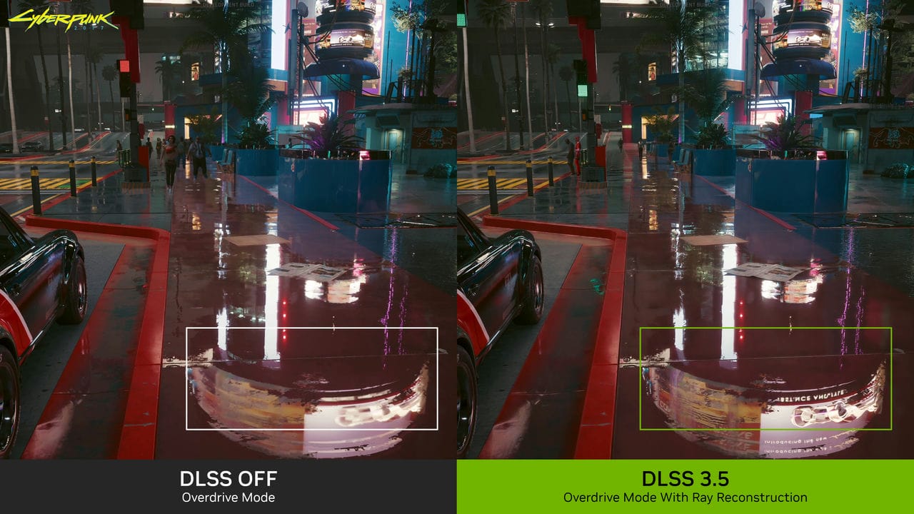 Nvidia DLSS 3.5 now available in Cyberpunk 2077