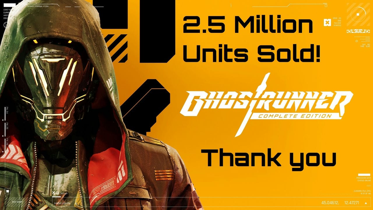 Ghostrunner 2.5 Million Sales Milestone Thumbnail