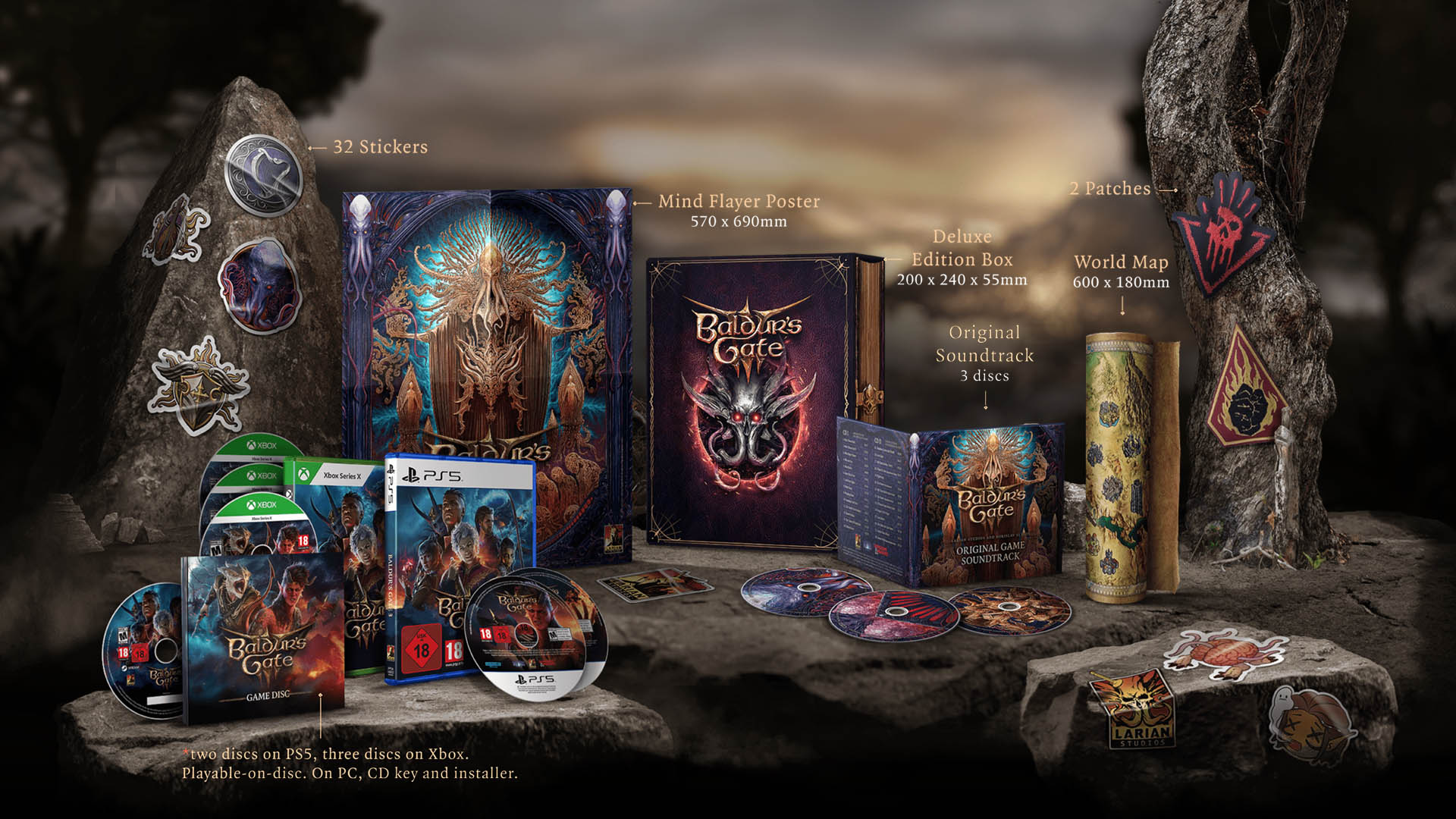 Baldur’s Gate III physical Deluxe Edition revealed