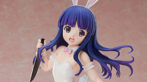 Higurashi Rika Bunny Girl figure ready for combat