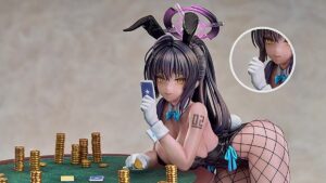 Blue Archive Karin figure spills out of bunny girl outfit