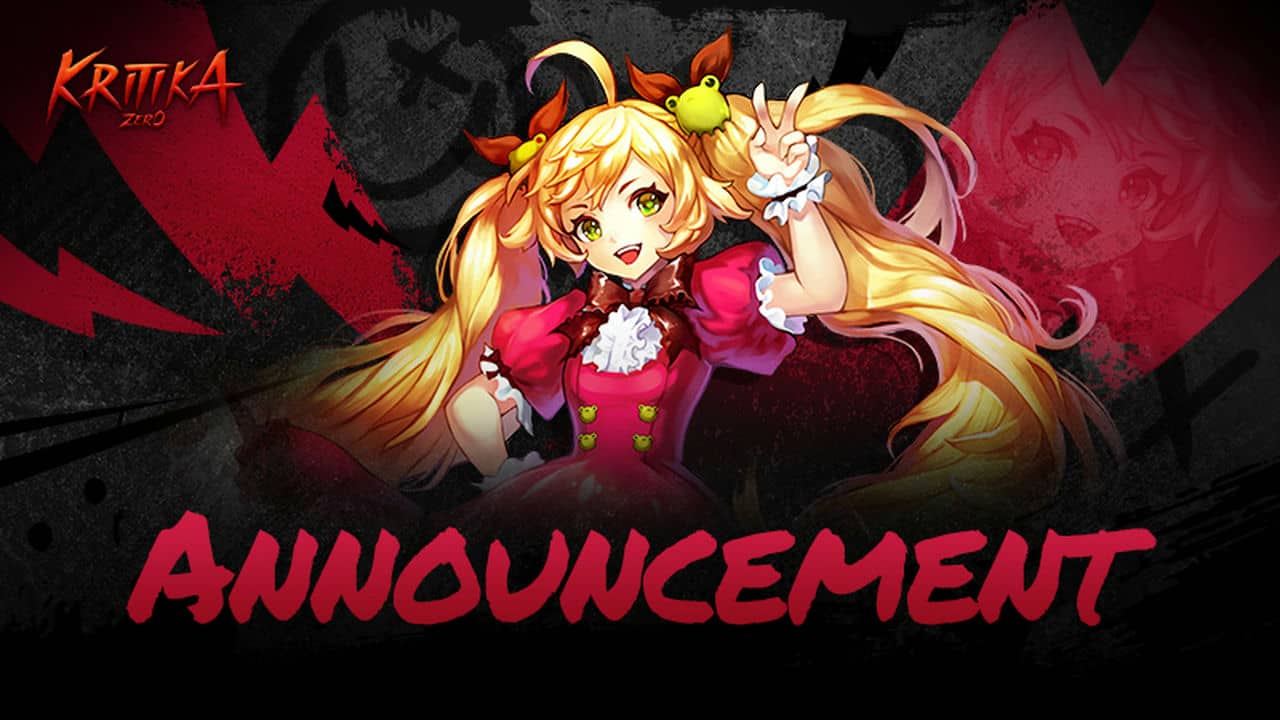 Kritika: Zero Release Date Announcement Thumbnail