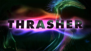 Cosmic audiovisual action game THRASHER announced