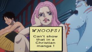 One Piece animator attacked on social media over bath scene