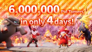 Palworld sells over 6 million copies in 4 days