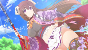 Hyakka Ryouran Samurai Girls × Senran Kagura New Link collab sexy indeed
