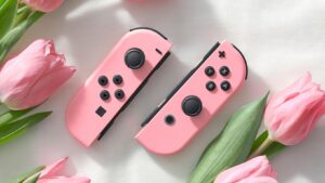 Nintendo is releasing limited edition Princess Peach Showtime joycons